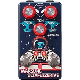Interstellar Audio Machines Marsling Octafuzzdrive Octave Fuzz Drive Pedal - Blue and Red