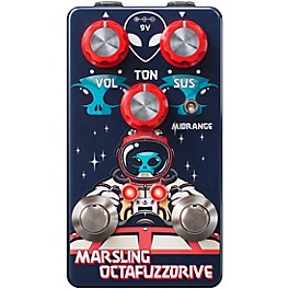 Interstellar Audio Machines Marsling Octafuzzdrive Octave Fuzz Drive Pedal - Blue and Red