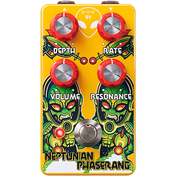 Interstellar Audio Machines Neptunian Phaserange Four Stage Phaser Modulation Effects Pedal - Yellow