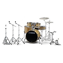 Yamaha Stage Custom Birch 5-Piece Shell Pack Natural Wood With 600 Series Double-Braced Hardware Pack