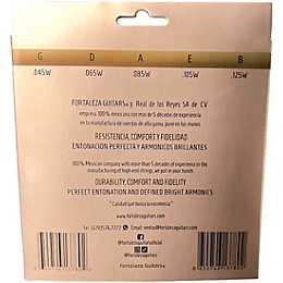 FORTALEZA GUITARS 5 String Stainless Steel 5 Electric Bass Strings 45 - 125