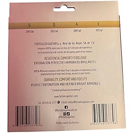 FORTALEZA GUITARS 4 String Stainless Steel Electric Bass Strings 45 - 105