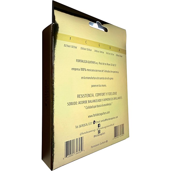 FORTALEZA GUITARS Nickel Ball End Bajo Quinto Strings