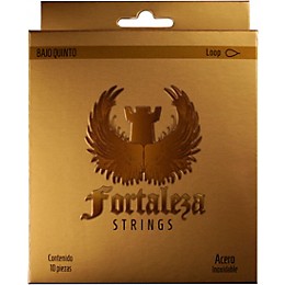 FORTALEZA GUITARS Stainless Steel Loop End Bajo Quinto Strings