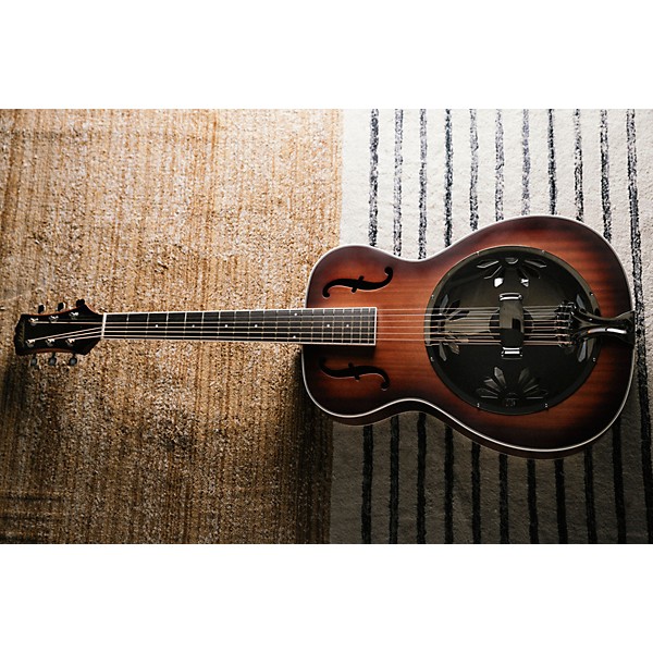 Mitchell RR100 Round Neck Resonator Guitar - Sunset Burst
