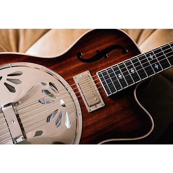 Mitchell RR200CE Round Neck Acoustic-Electric Resonator Guitar - Sunset Burst