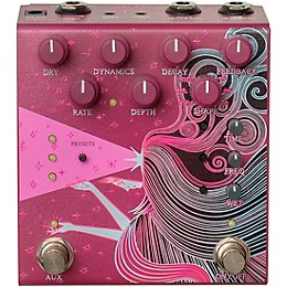 Old Blood Noise Endeavors Sunlight Stereo Reverb Effects Pedal Maroon