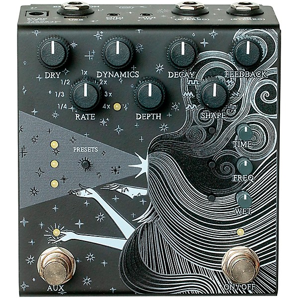 Old Blood Noise Endeavors Sunlight Stereo Reverb Effects Pedal Black