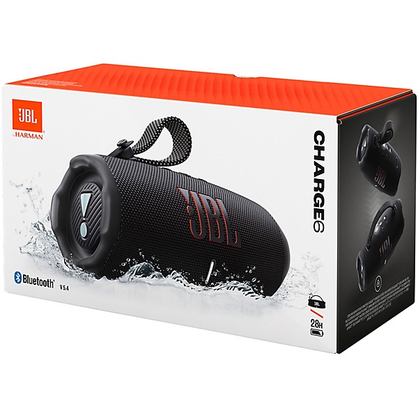 JBL Charge 6 Portable Water Proof Bluetooth Speaker Black