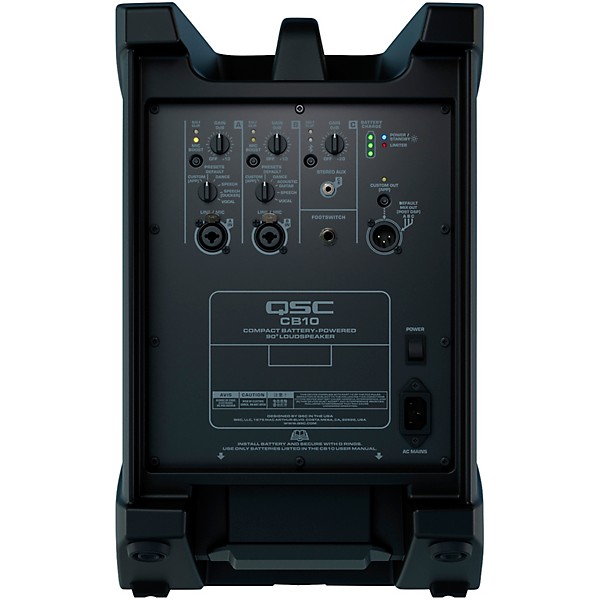 QSC CB10 Portable 10" Loudspeaker