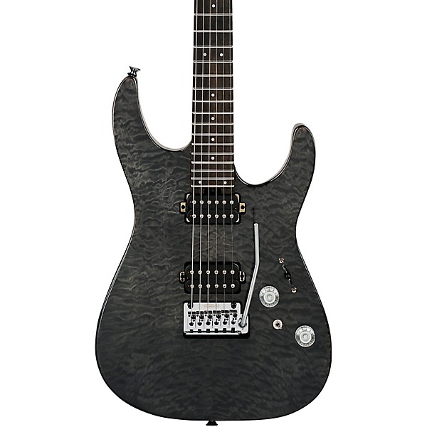 Charvel Pro-Mod Plus Dinky DK24 HH 2PT E QM Electric Guitar - Midnight Ocean