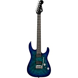 Charvel Pro-Mod Plus Dinky DK24 HH 2PT E QM Electric Guitar - Chlorine Burst
