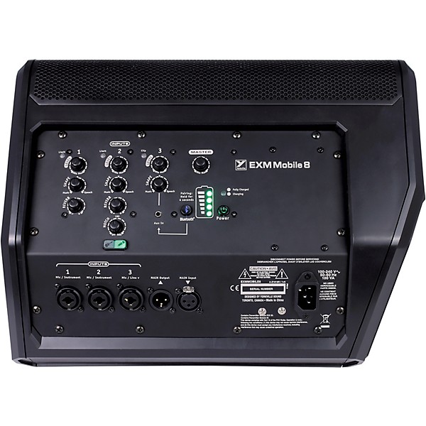 Yorkville EXM Mobile8 8" Battery-Powered PA Speaker 8 in. Black