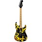 EVH Striped Series Frankenstein Frankie Electric Guitar - Aged Black and Yellow