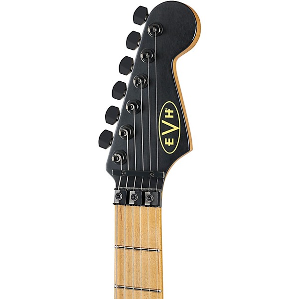 EVH Striped Series Frankenstein Frankie Electric Guitar - Aged Black and Yellow