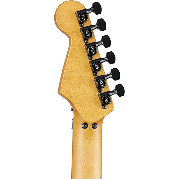 EVH Striped Series Frankenstein Frankie Electric Guitar - Aged Black and Yellow