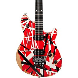 EVH Wolfgang Special Striped Series Electric Guitar - Aged Red/Black/White
