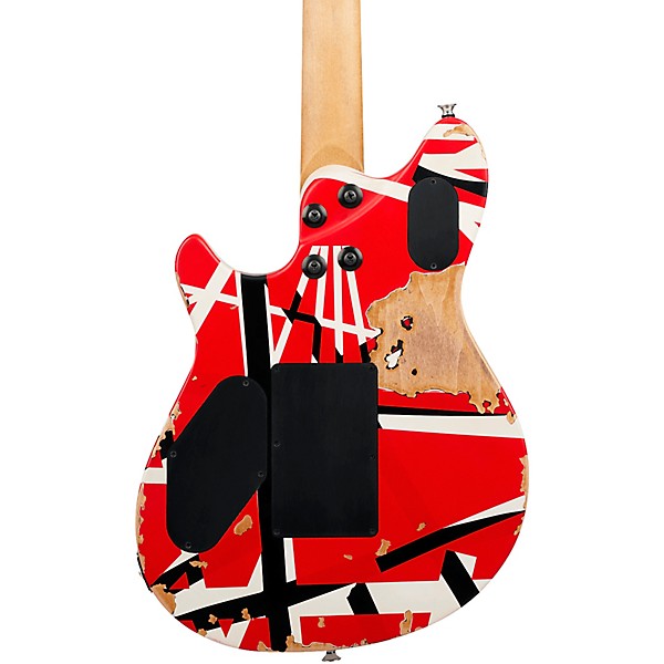 EVH Wolfgang Special Striped Series Electric Guitar - Aged Red/Black/White