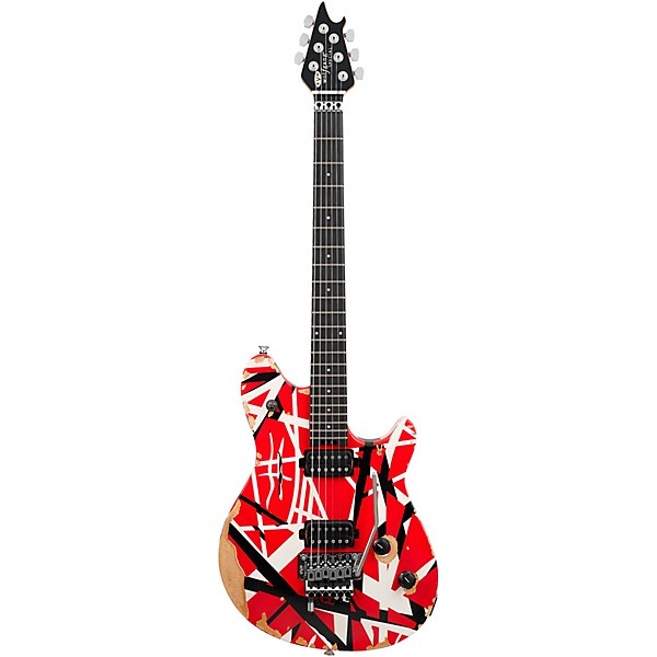 EVH Wolfgang Special Striped Series Electric Guitar - Aged Red/Black/White