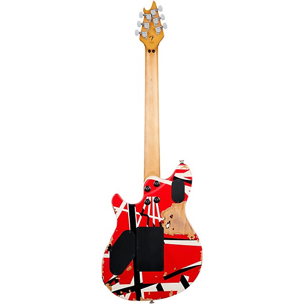 EVH Wolfgang Special Striped Series Electric Guitar - Aged Red/Black/White