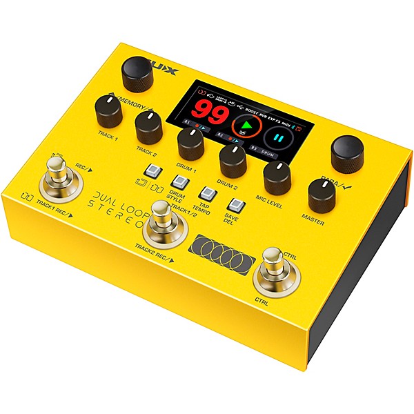 NUX Dual Loop Stereo Pedal - Yellow