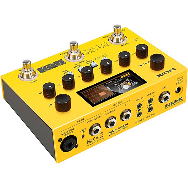NUX Dual Loop Stereo Pedal - Yellow