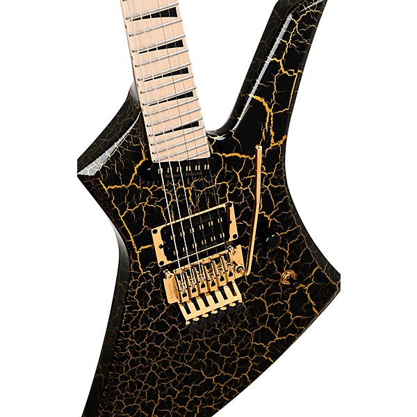 Jackson Pro Plus Series Signature Brandon Ellis Kelly KE27 Electric Guitar - Gold Crackle