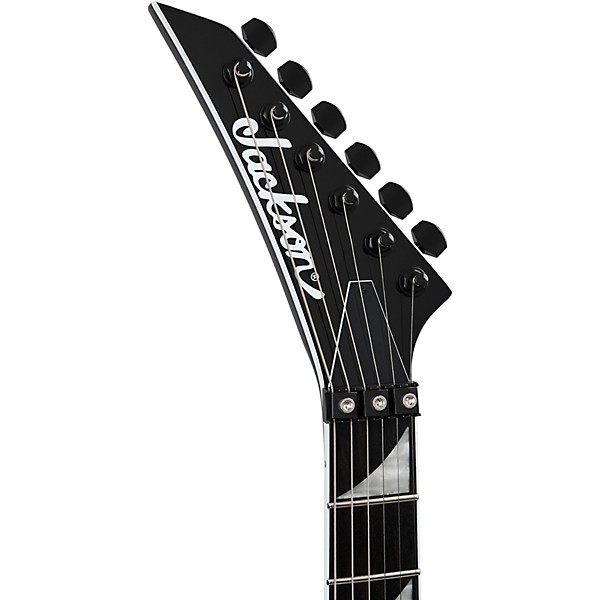 Jackson Pro Series Signature Wes Borland King V KV Electric Guitar - Black with White Bevels
