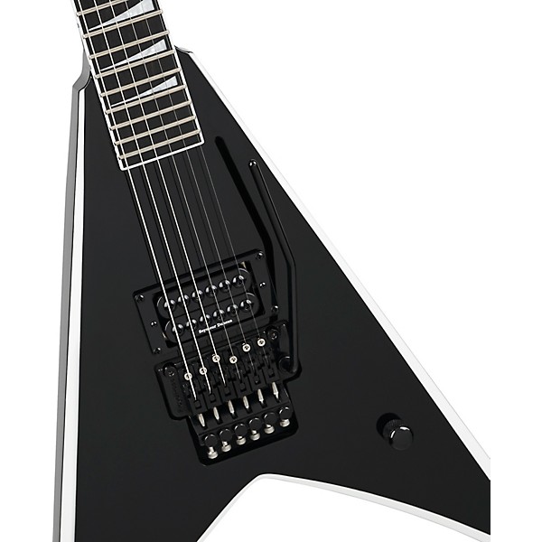 Jackson Pro Series Signature Wes Borland King V KV Electric Guitar - Black with White Bevels