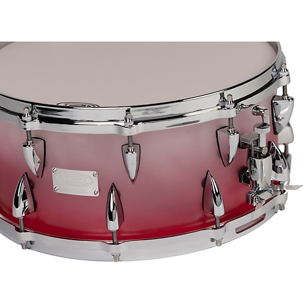 Orange County Drum & Percussion Frosted Acrylic Snare Drum - 14 x 6.5 in. Bubblegum