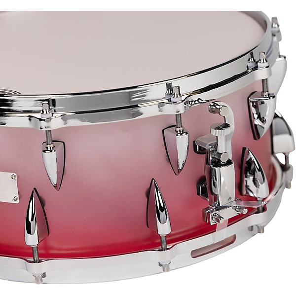 Orange County Drum & Percussion Frosted Acrylic Snare Drum - 14 x 6.5 in. Bubblegum
