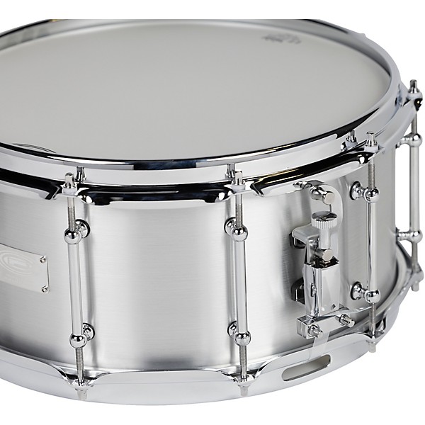 Orange County Drum & Percussion Raw Aluminum Snare Drum - 14 x 6.5 in.