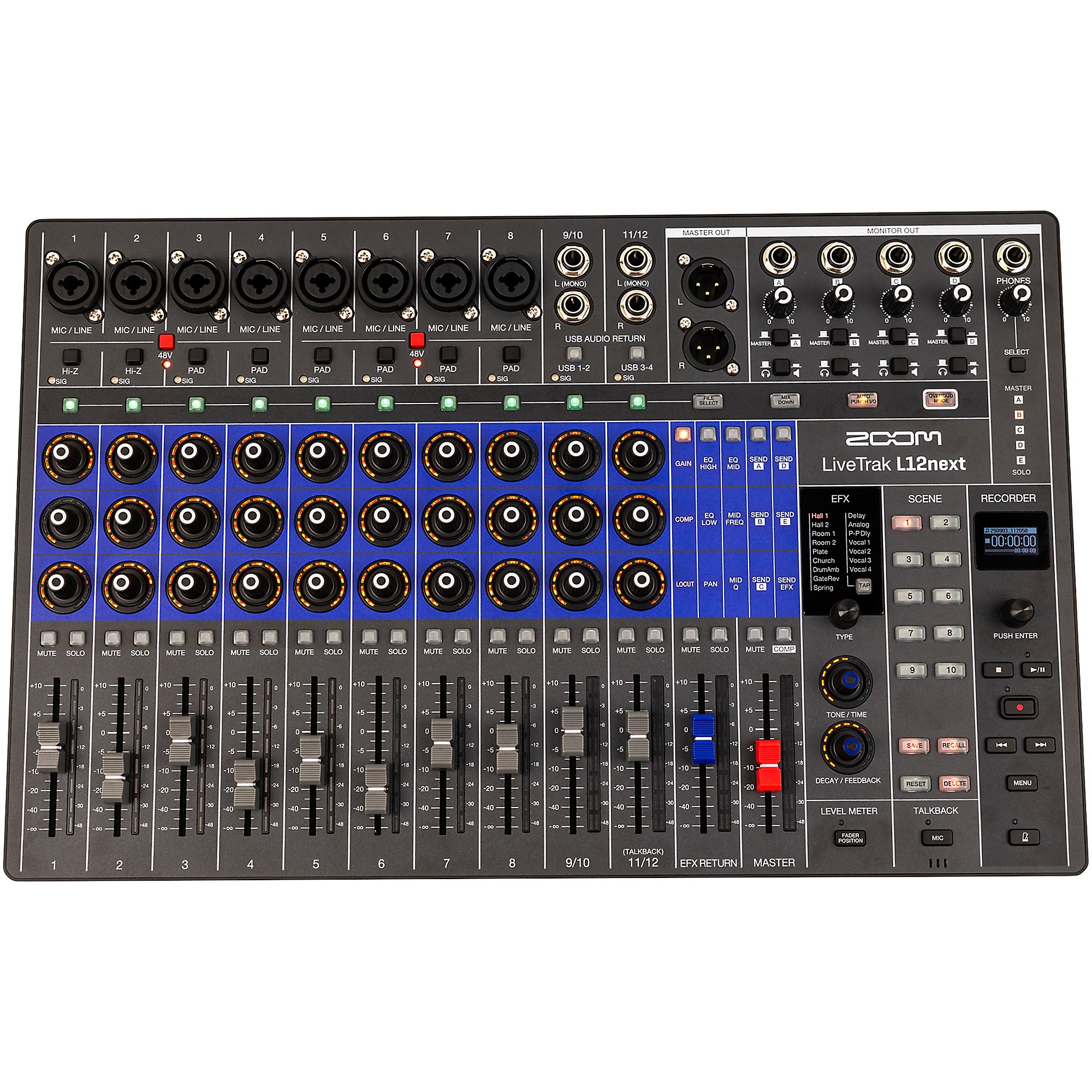 Zoom LiveTrak L12next 12-Channel Digital Mixer | Guitar Center