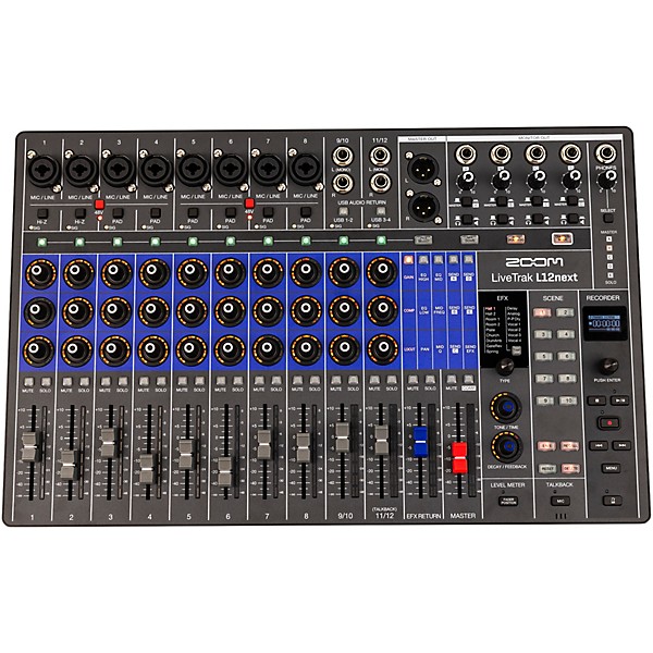 Zoom LiveTrak L12next 12-Channel Digital Mixer