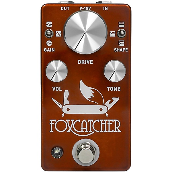 CopperSound Pedals Foxcatcher V2 Multi-Mode Overdrive Effects Pedal Copper