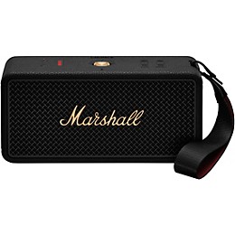 Marshall Middleton II Portable Bluetooth Speaker Black and Brass