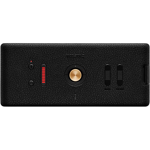 Marshall Middleton II Portable Bluetooth Speaker Black and Brass