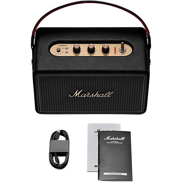 Marshall Kilburn III Bluetooth Speaker Black and Brass