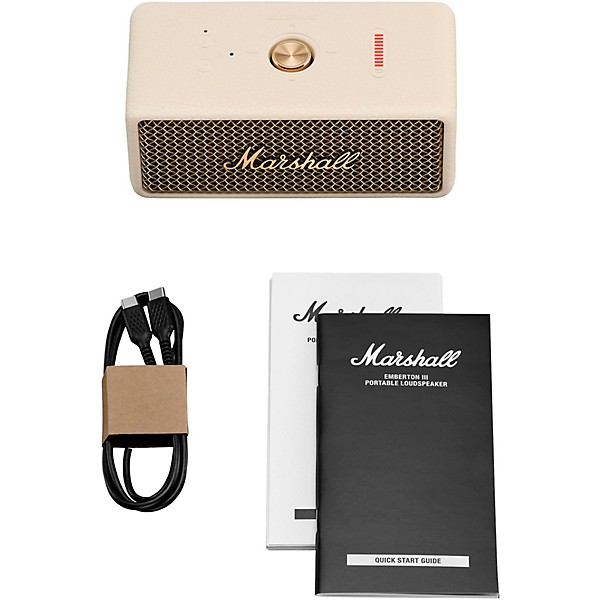 Marshall Emberton III Portable Bluetooth Speaker Cream