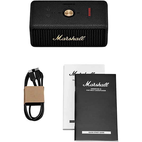 Marshall Emberton III Portable Bluetooth Speaker Black
