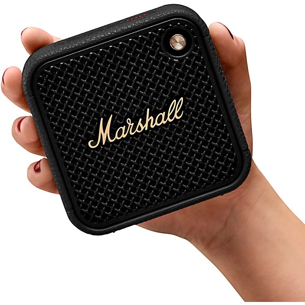 Marshall Willen II Portable Bluetooth Speaker Black and Brass