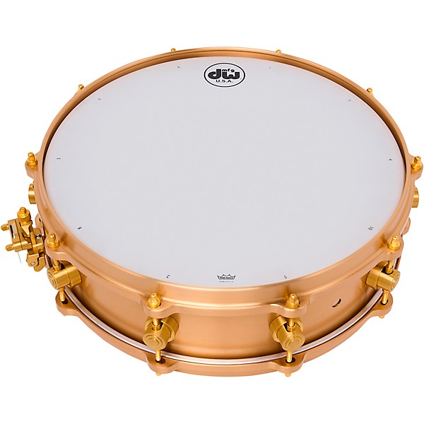 DW MFG True-Cast Bell Bronze Piccolo Snare Drum - 14 x 4 in.