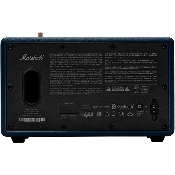 Marshall Acton III Bluetooth Speaker Midnight Blue