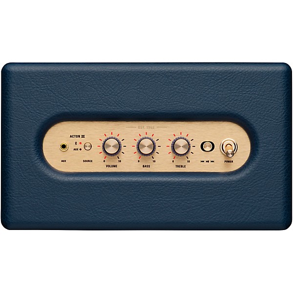 Marshall Acton III Bluetooth Speaker Midnight Blue