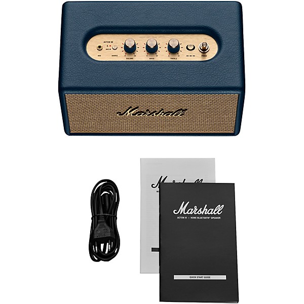 Marshall Acton III Bluetooth Speaker Midnight Blue