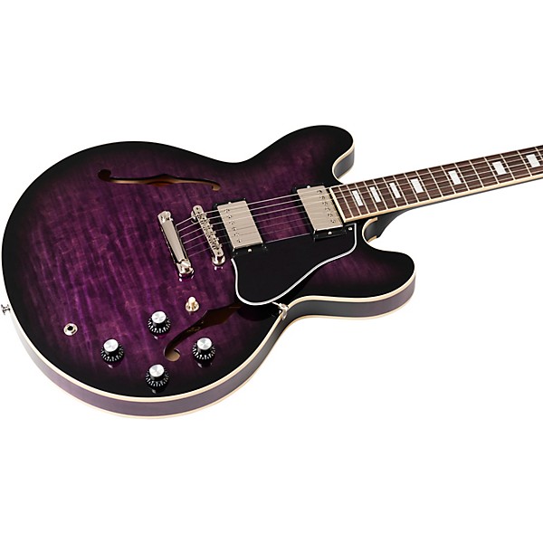 Gibson ES-335 Figured Semi-Hollowbody Electric Guitar - Dark Purple Burst