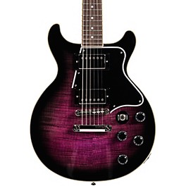 Epiphone Les Paul Special Double Cut Figured Electric Guitar - Dark Purple Burst