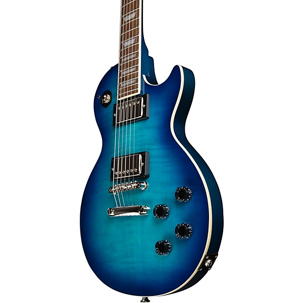 Epiphone Les Paul Tribute Plus Guitar Center-Exclusive Electric Guitar Blue Burst