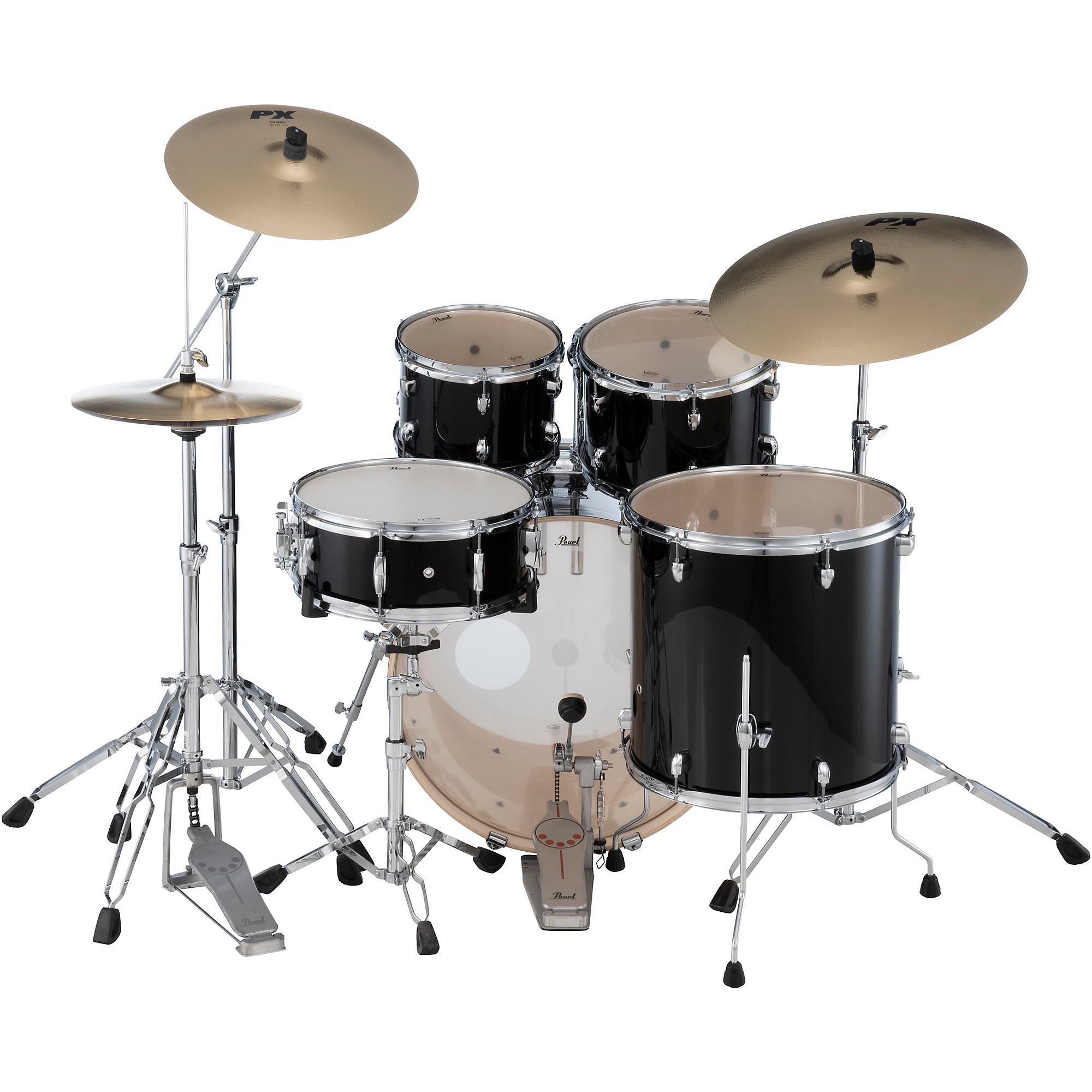 Pearl Export EXX 5-Piece Drum Set With Sabian PX Cymbals - Jet