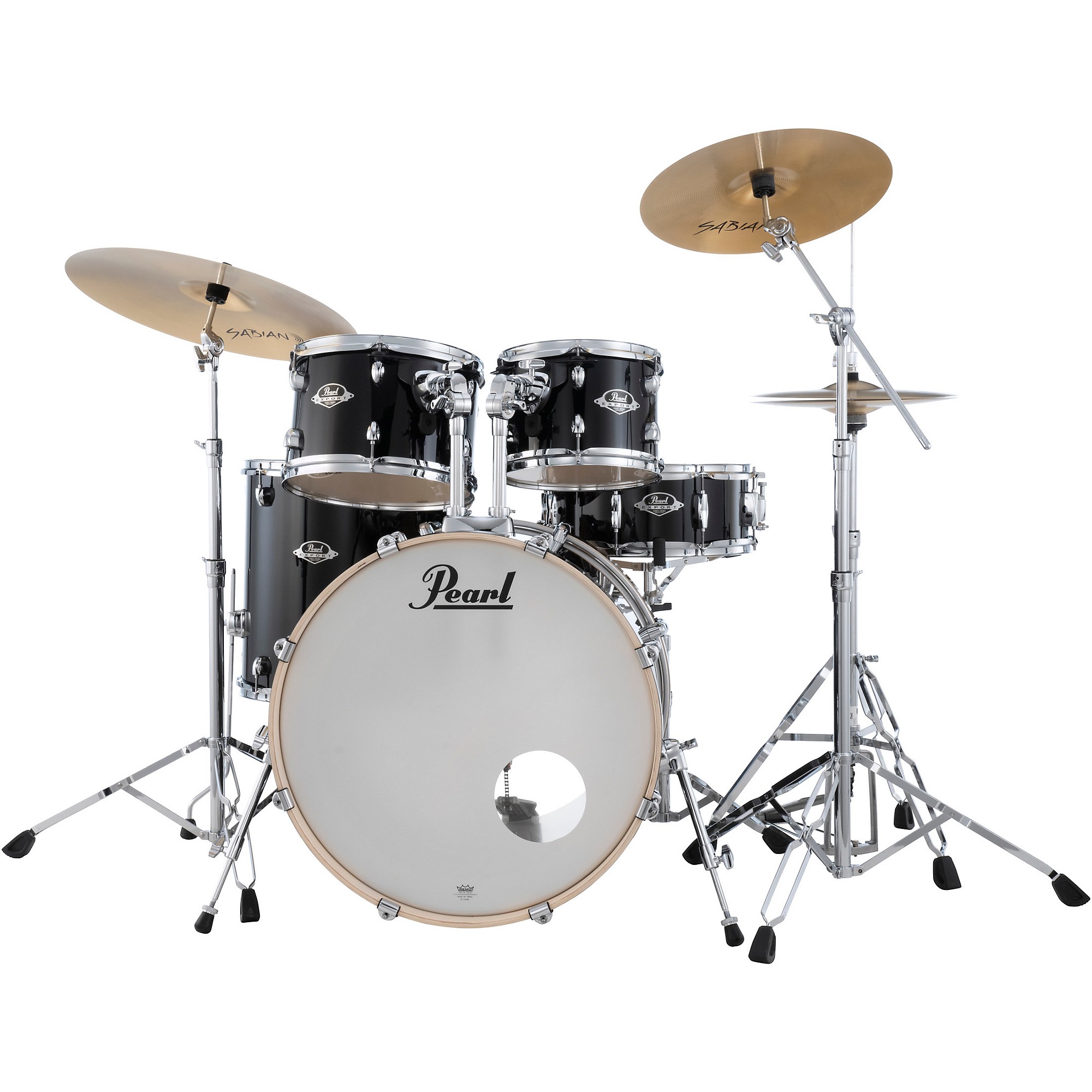Pearl Export EXX 5-Piece Drum Set With Sabian PX Cymbals - Jet